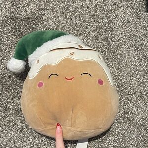 Cute Holiday Plush with Green Hat